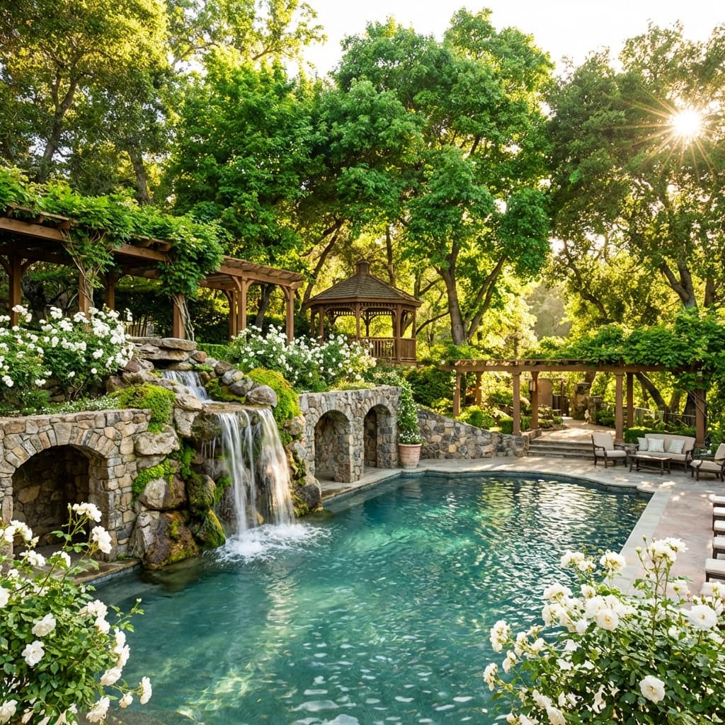 Bolu Göynük Havuzlu Bahçem - Doğal Şelale ve Havuz Başı Düğün Alanı